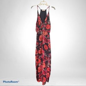 Colorful Lush Racer Back Maxi Dress